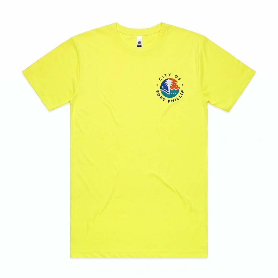 Custom Printed AS Colour Block Safety Tee 5050F