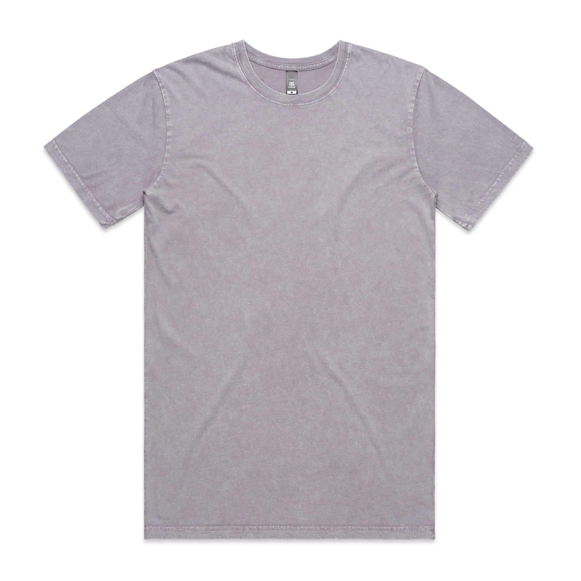 Custom Printed AS Colour Staple Stone Wash Tee 5040